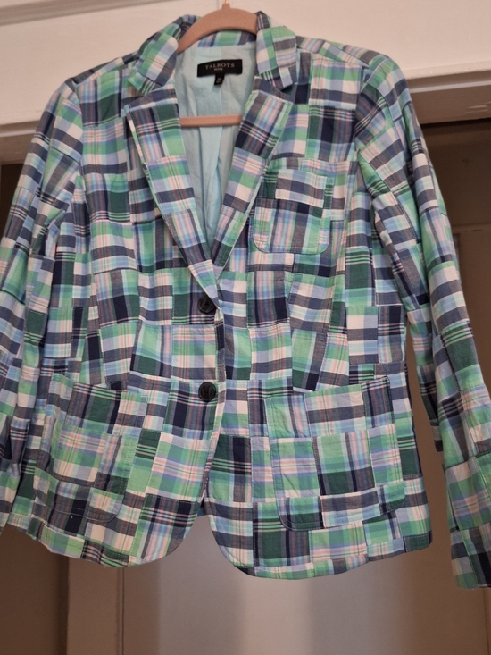 Talbots Jackets & Blazers - Talbots Green Plaid Women’s Blazer